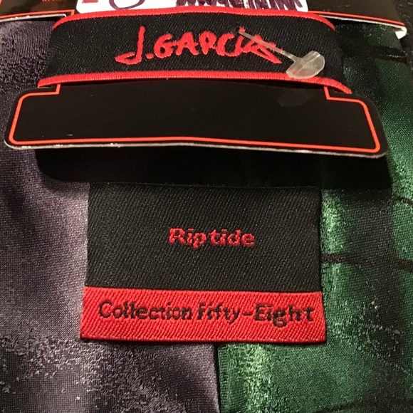 J Garcia Collection Fifty-Eight Riptide Men’s Tie - NWT - Picture 4 of 5